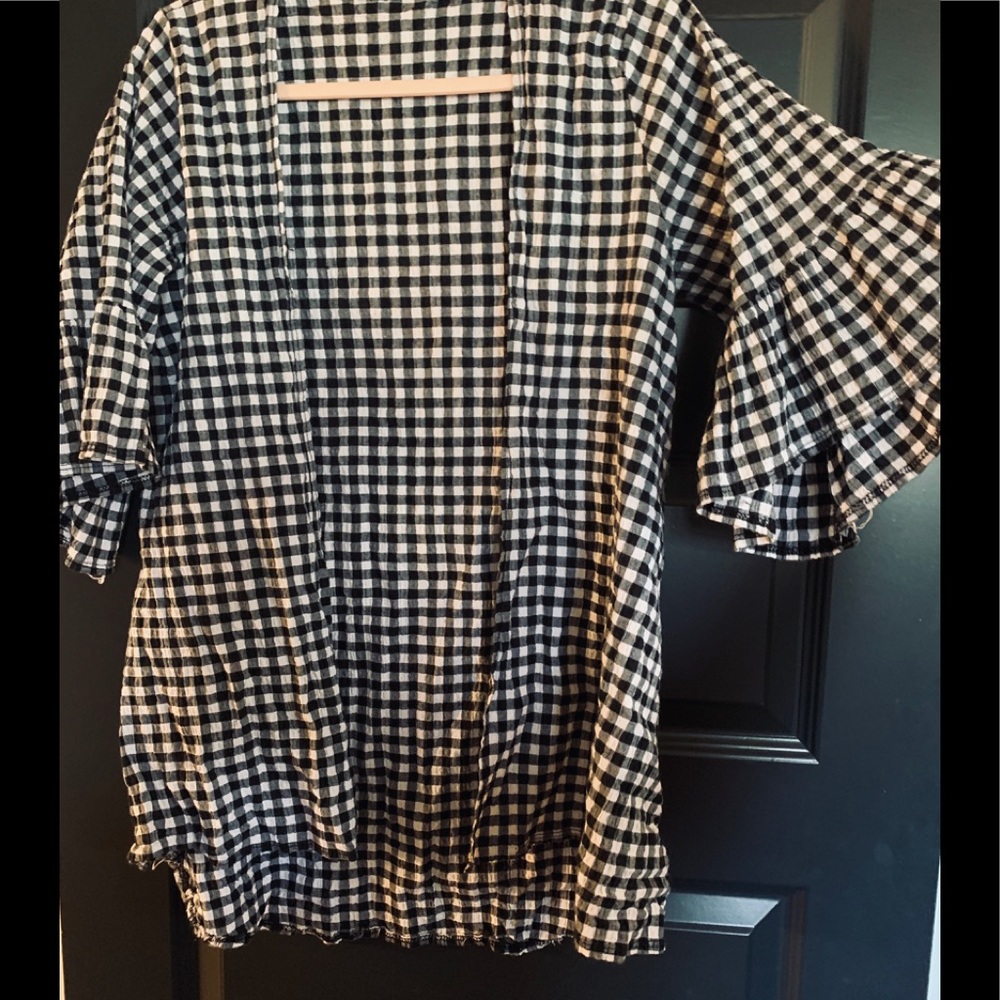 Gingham Print Shaw❤️✨